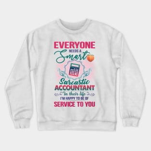 Sarcastic Accountant Crewneck Sweatshirt
